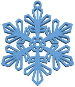 Earrings Snowflake