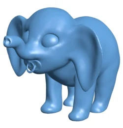 Elephant with pacifier