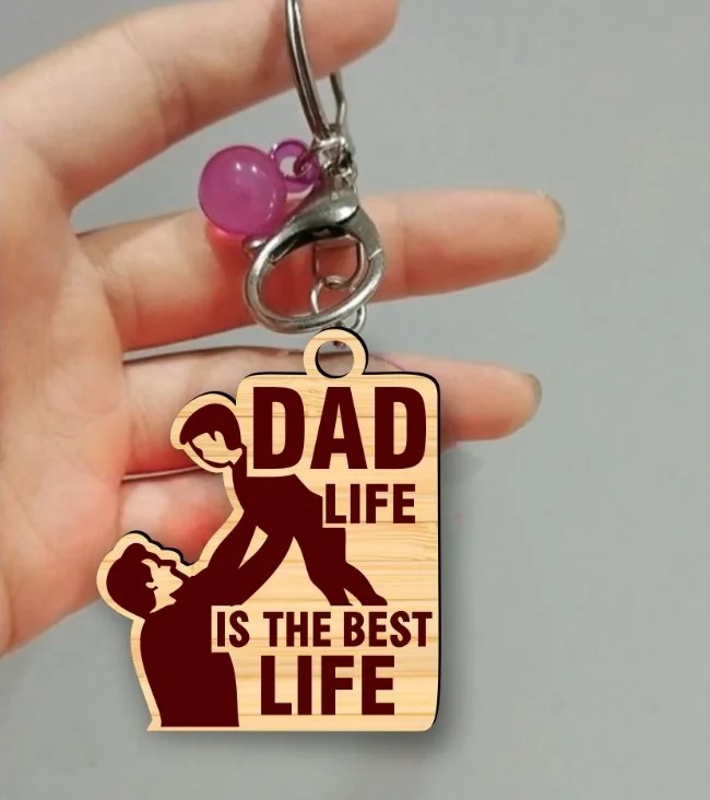 Father's day keychain