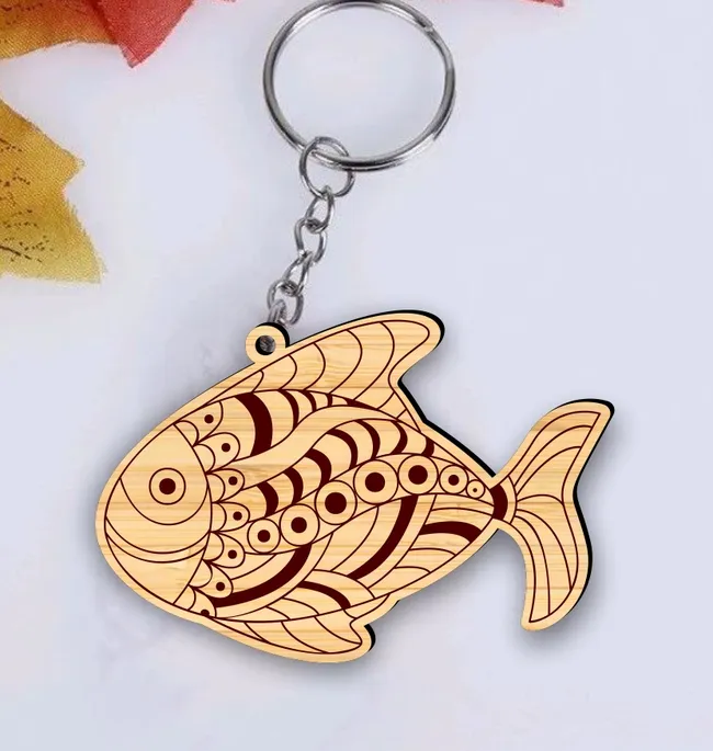 Fish keychain