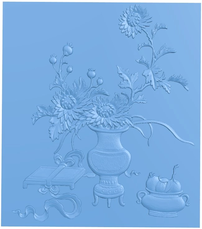 Flower vase painting (2)