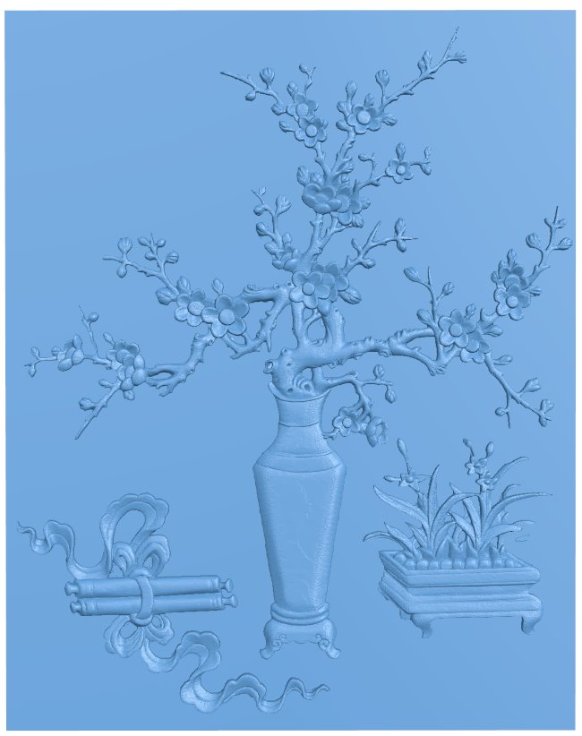 Flower vase painting (3)