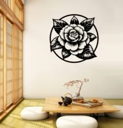 Flower wall decor