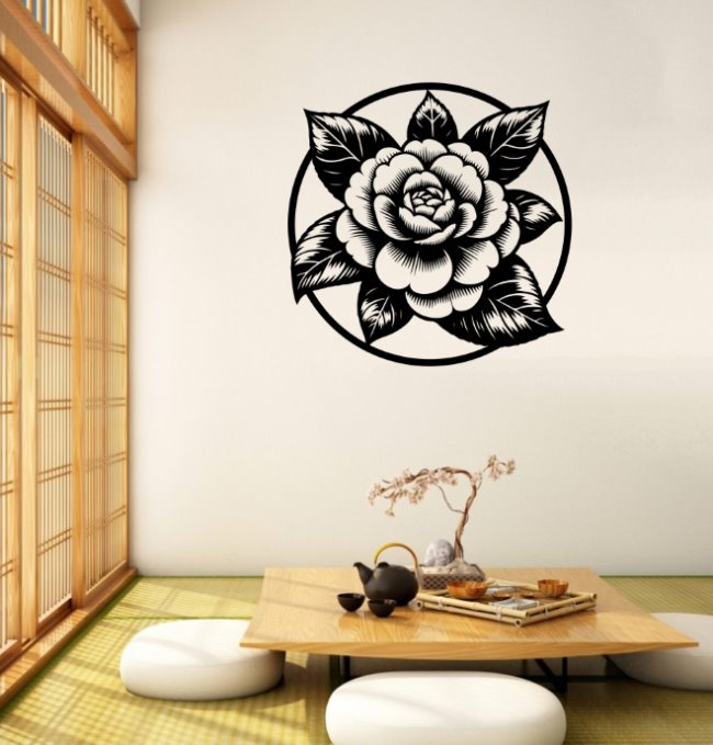 Flower wall decor