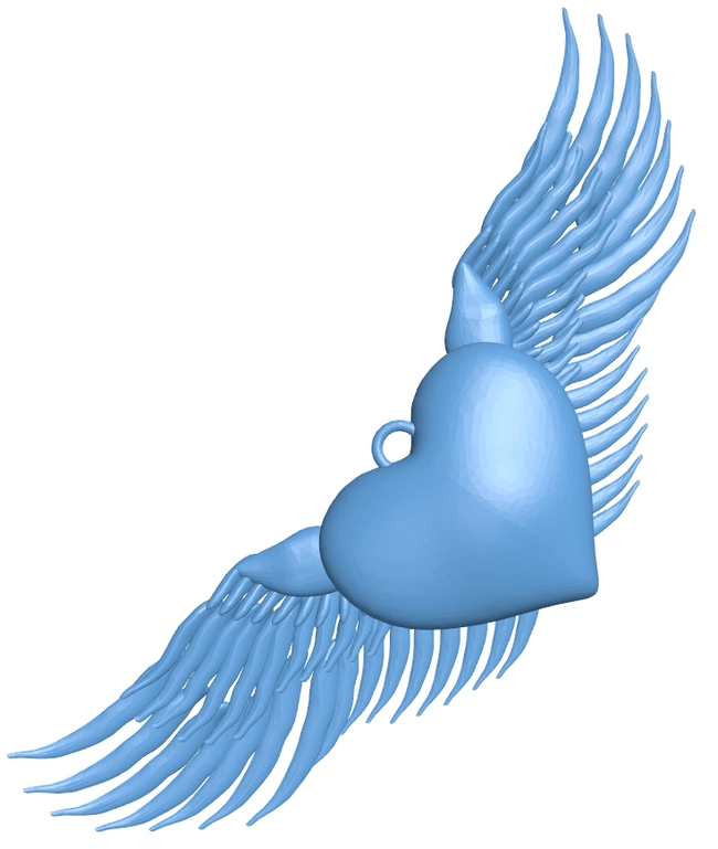 Flying Heart Pendant