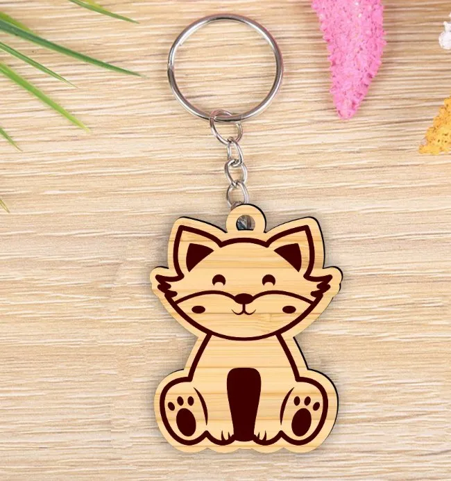 Fox keychain