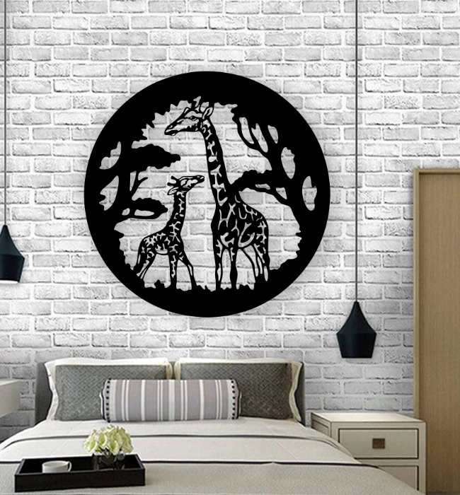 Giraffe wall decor