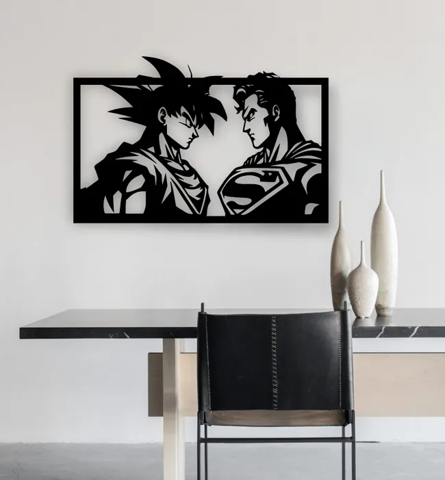 Goku and superman