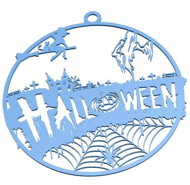 Halloween pendant