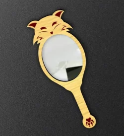 Hand fox mirror