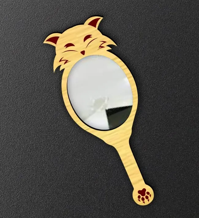 Hand fox mirror