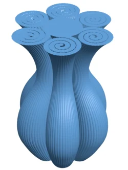 Hexacoil vase