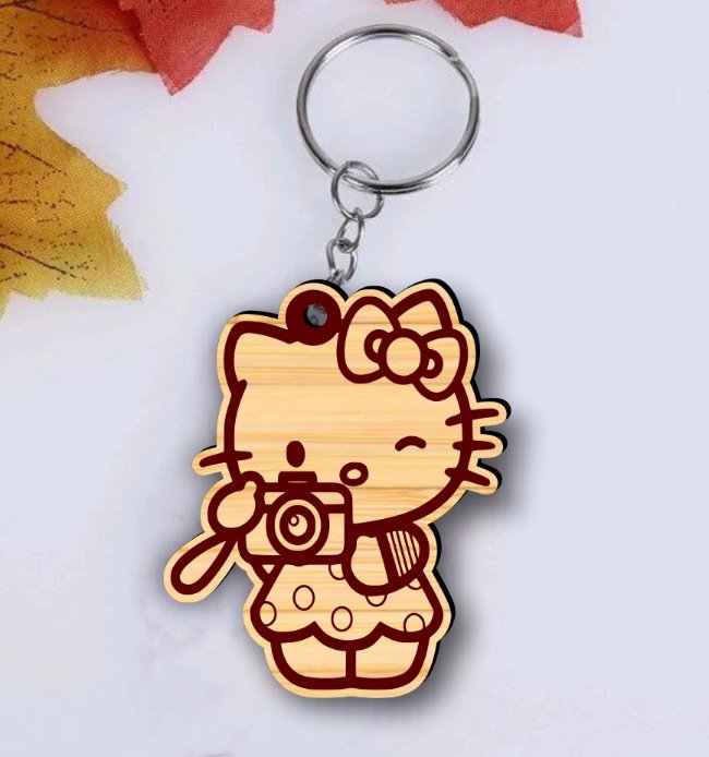 Kitty keychain