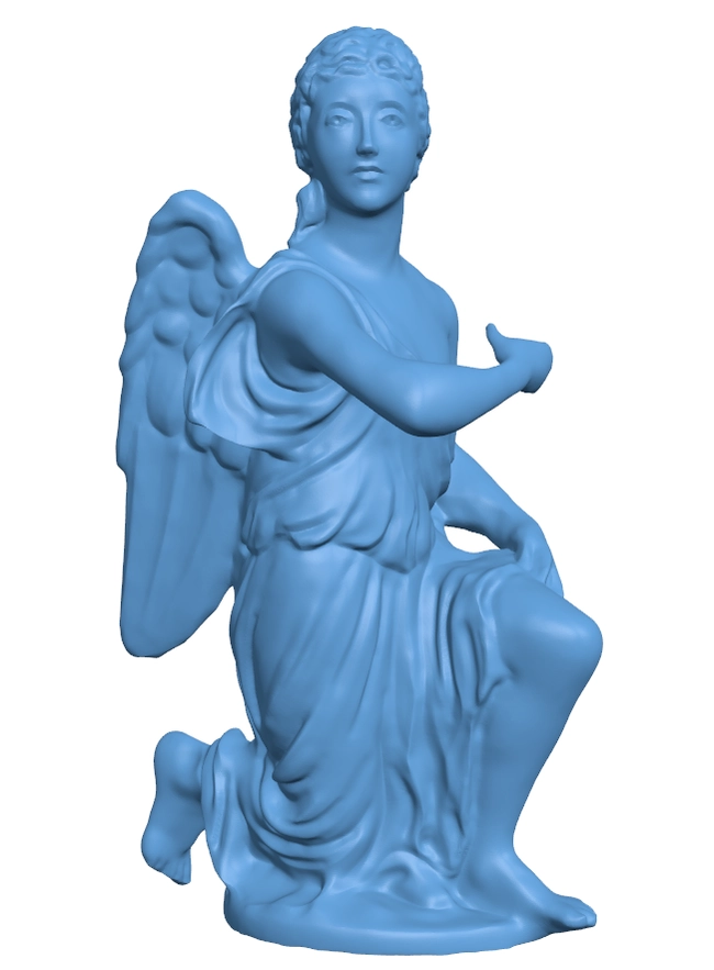 Kneeling angel