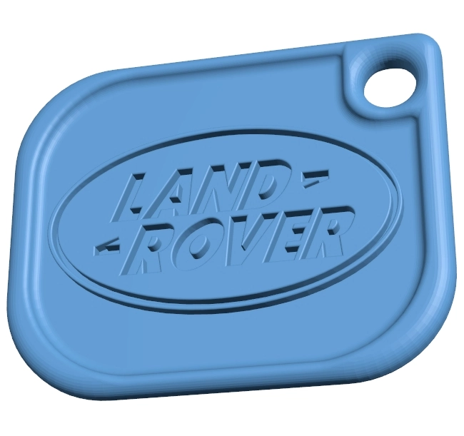 Land rover - card keychain