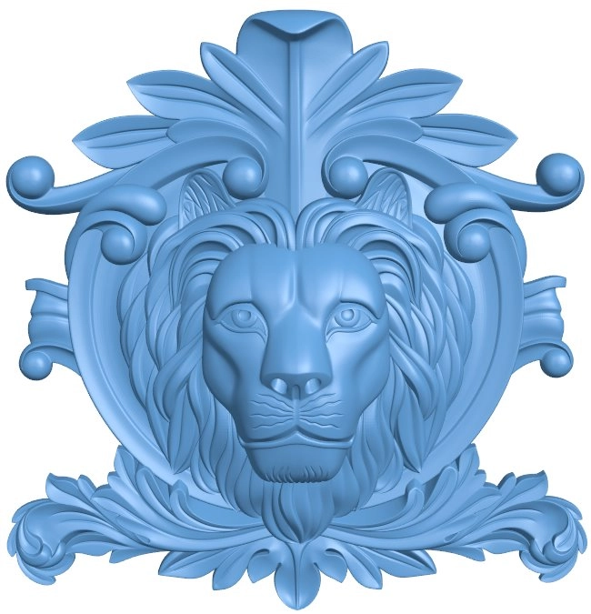 Lion head pattern