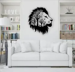 Lion wall decor