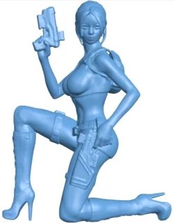 Miss Lara croft figurine