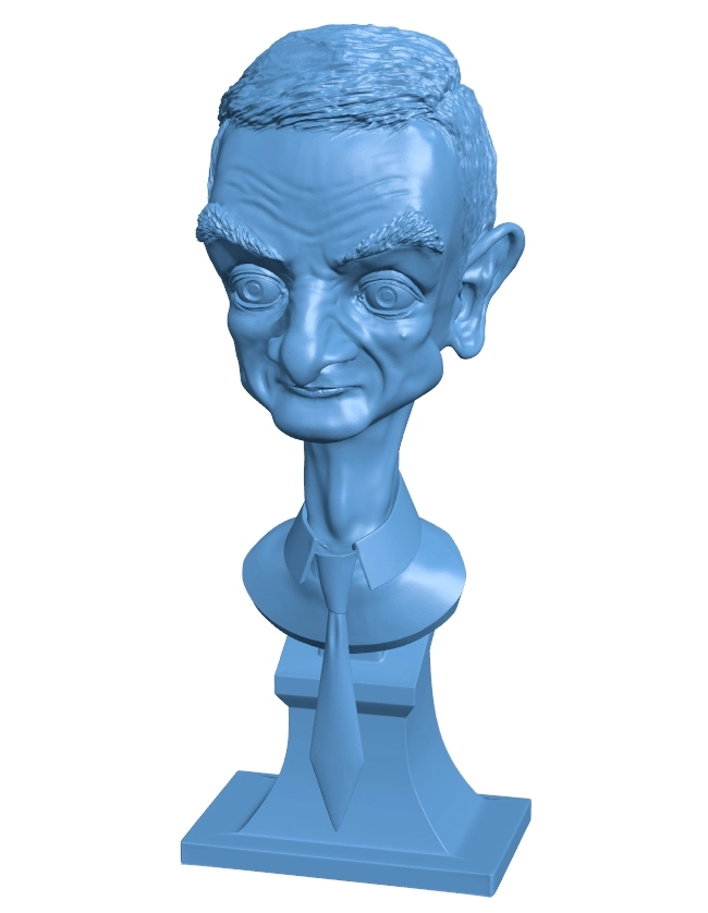 Mr Bean bust