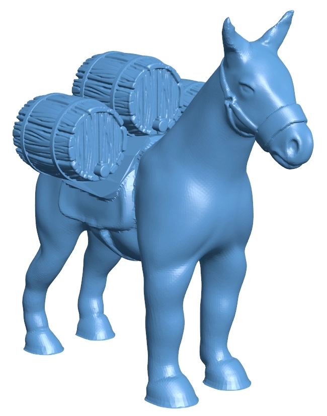 Mule with barrels