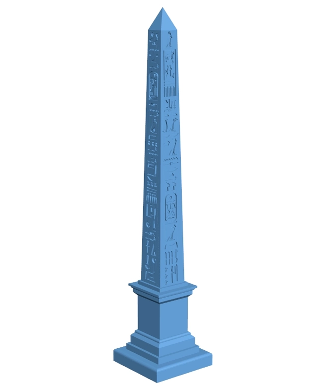 Obelisk with hieroglyphics