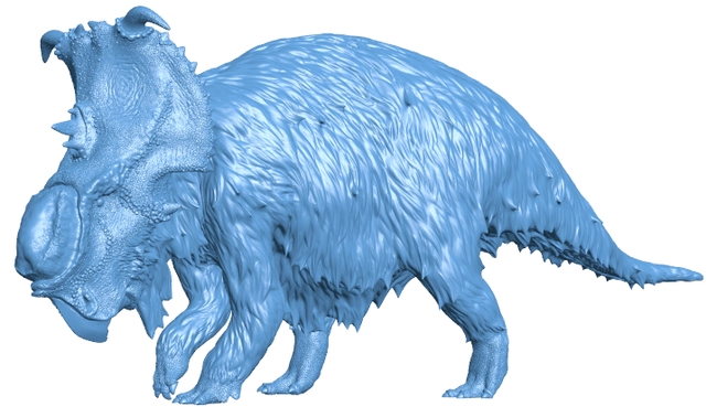 Pachyrhinosaurus walking - Dinosaur