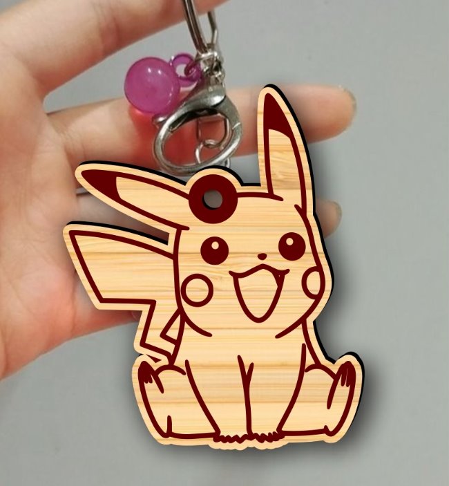 Pikachu keychain