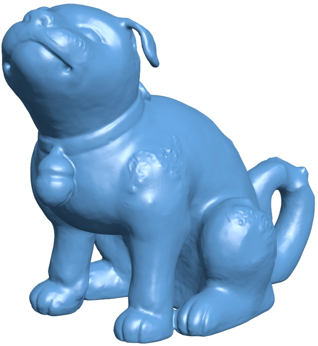 Porcelain figure of a puppy