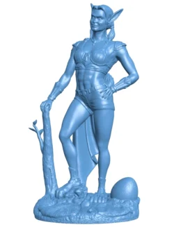 Rabbit girl statue