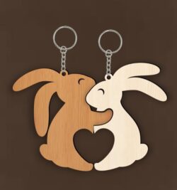 Rabbit keychain