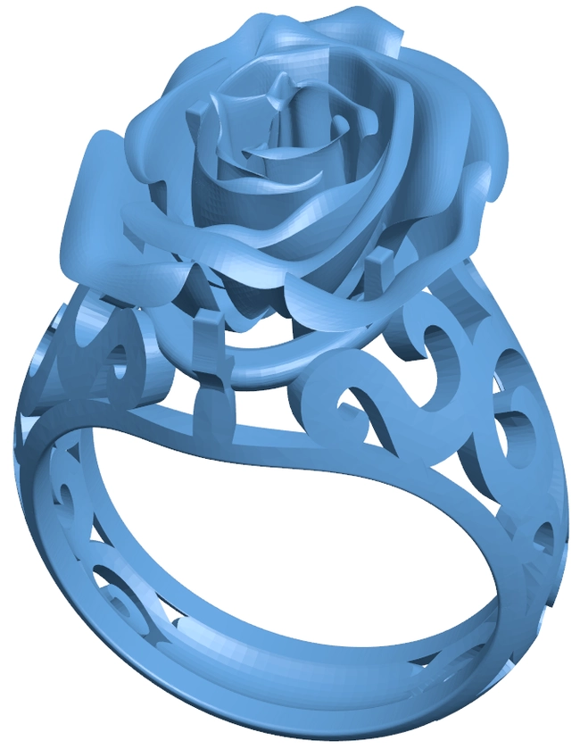 Realistic Rose Ring