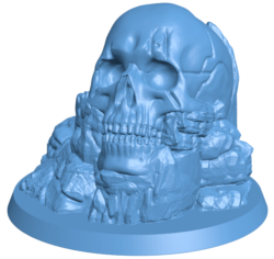 Rock Skull Pillar