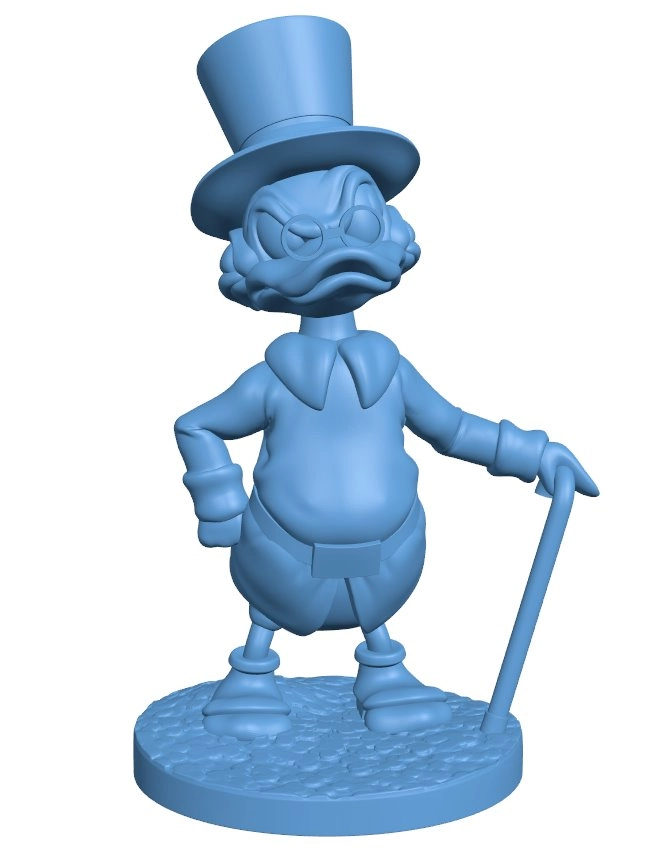 Scrooge on stand