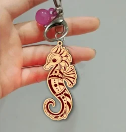 Sea horse keychain