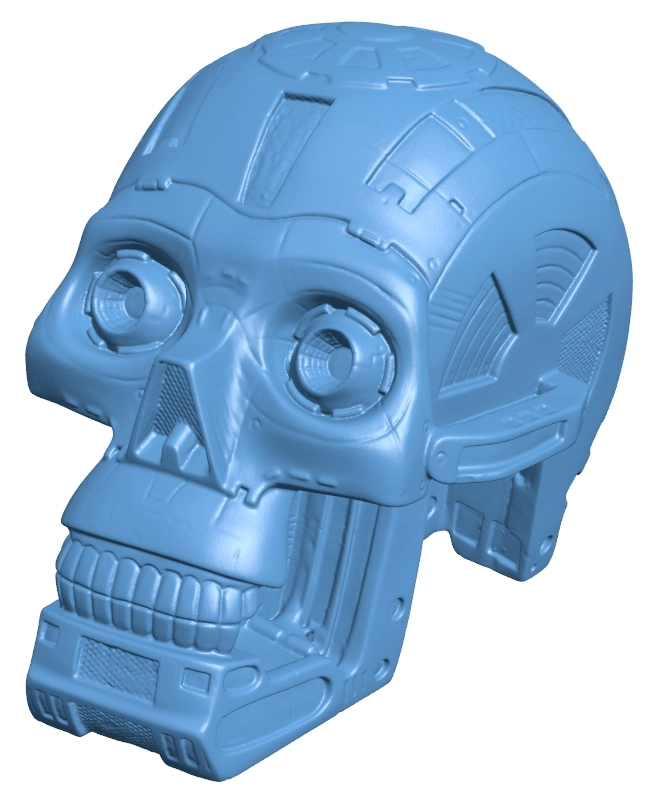 Skull robot T800