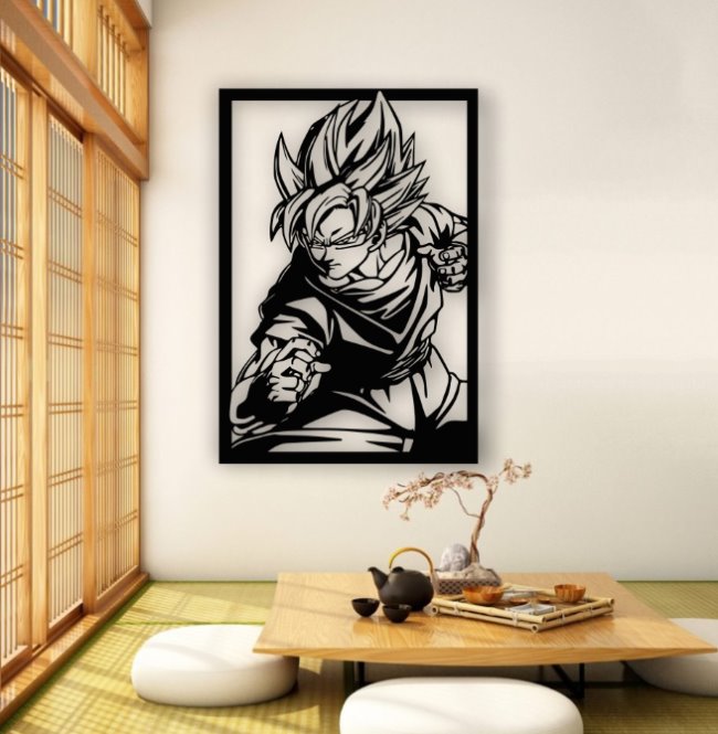 Songoku wall decor