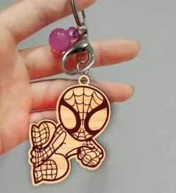 Spider man keychain