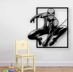 Spider man wall decor