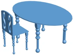 Table and chair