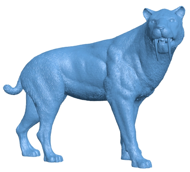 The saber-toothed cat