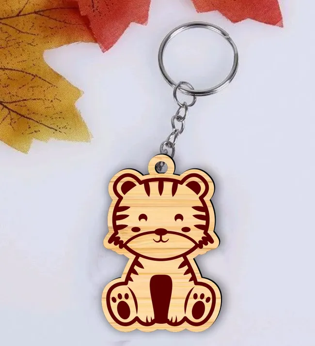 Tiger keychain