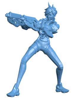 Tracer with gun