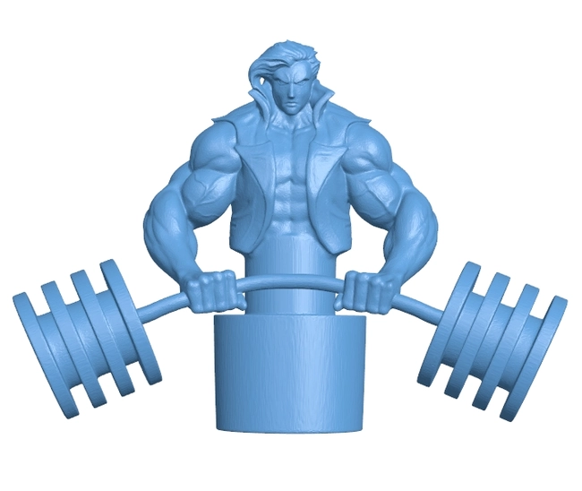 Weight lift sculpt - man