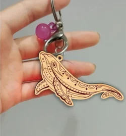 Whale keychain