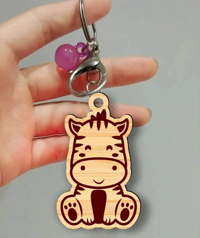 Zebra keychain