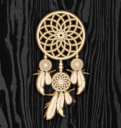 3D Layered dream catcher