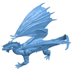 Adult silver dragon