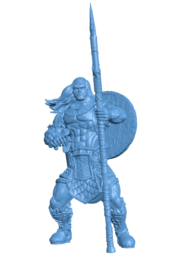 Barbarian Spear Warrior