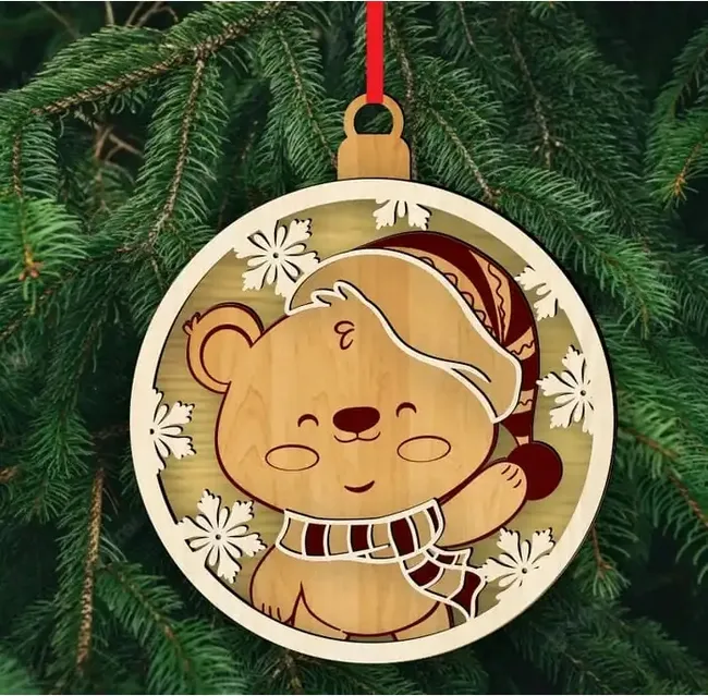 Bear Christmas ornaments