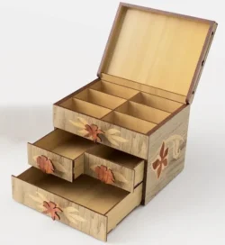 Box with drawers